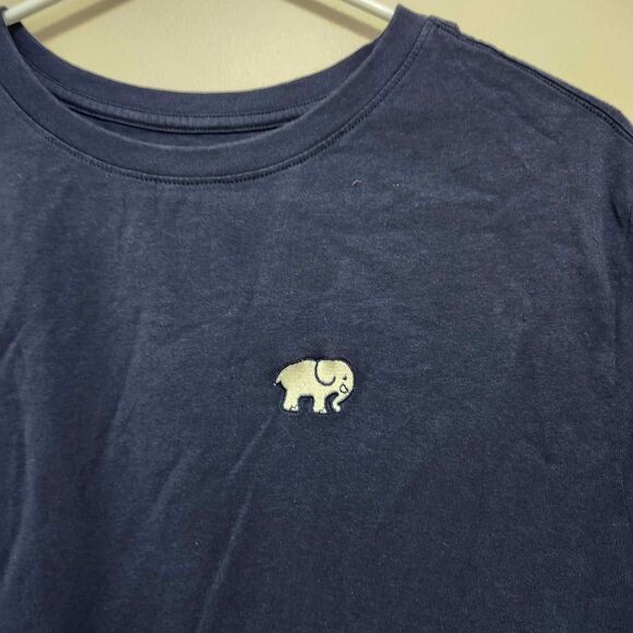 Ivory Ella Navy T-shirt Dress with Pockets Womens Small - Picture 2 of 5